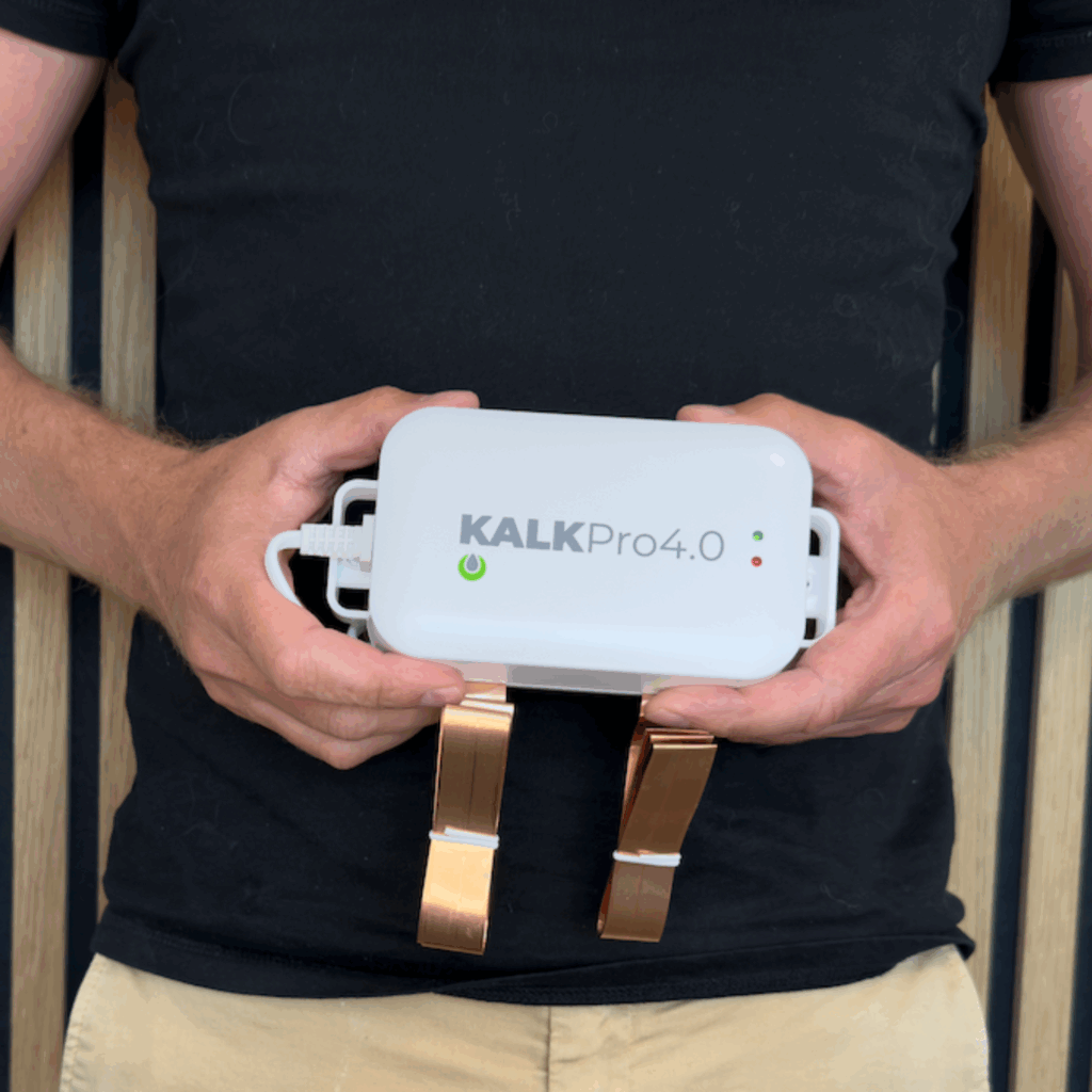 Personhållare KalkPro 4.0 industrienhet - elektronisk kalkavskiljare med kopparband för att förhindra kalkavlagringar